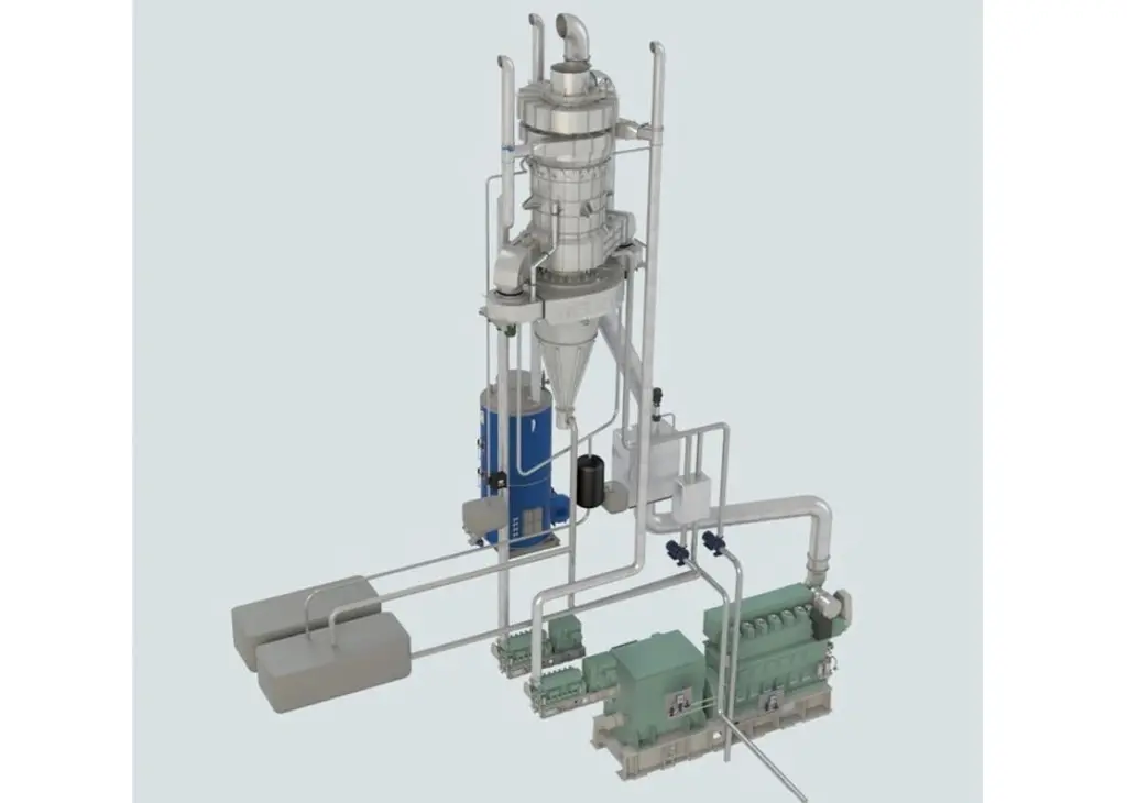 Clean Marine’s system is a ‘Multistream’ scrubber designed to clean 30,000kg of exhaust per hour