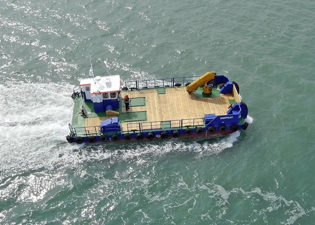An aerial view of 'Venetia'