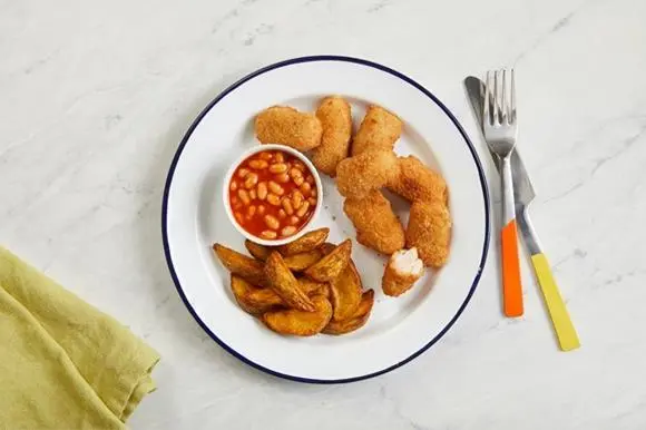 Plate of scampi