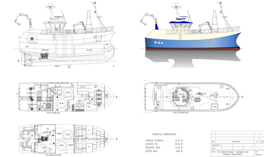Hydrogen creel boat design
