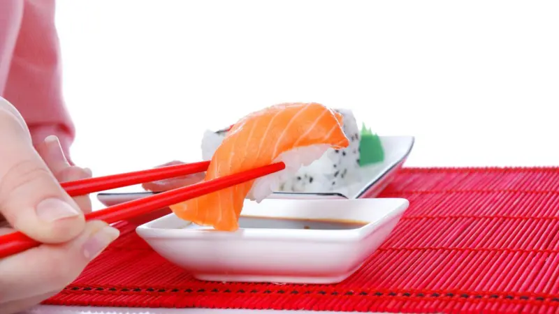 Farmed salmon