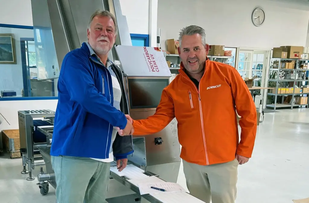Gorm Sorensen (blue jacket) and Ingmar Baars (orange jacket)