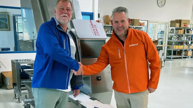 Gorm Sorensen (blue jacket) and Ingmar Baars (orange jacket)