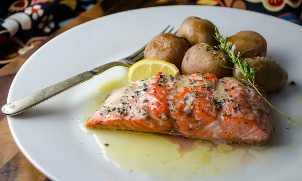 Salmon-with-Herbs-and-Lemon-Garlic-Butter