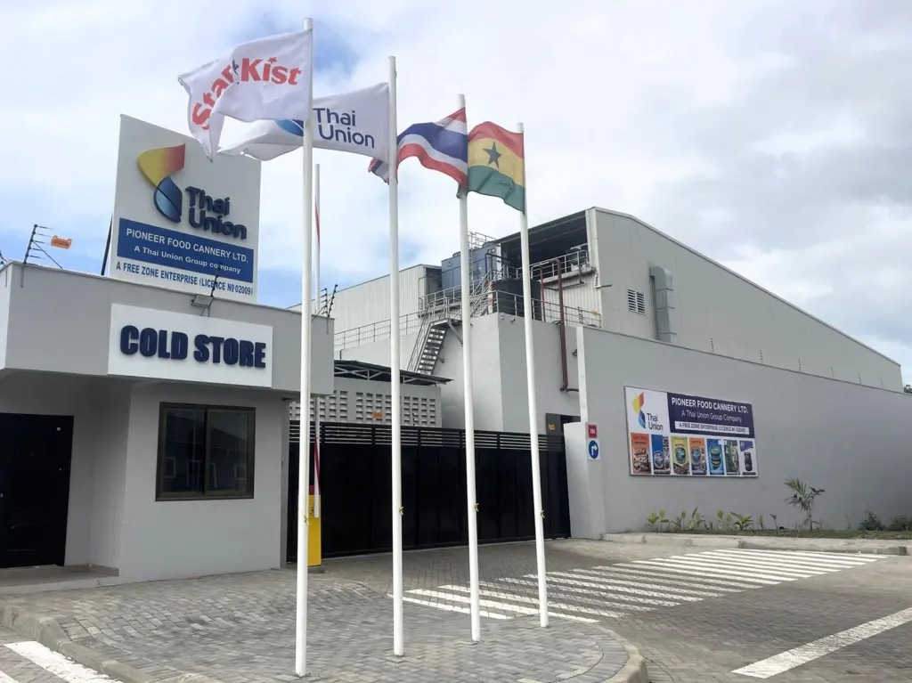 Entrance to Pioneer Food Cannery's new coldstore