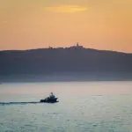 fishing vessel at sea off the Spanish coast
