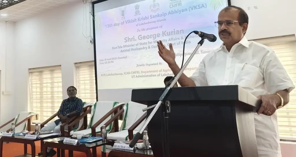 Union Minister of State George Kurian